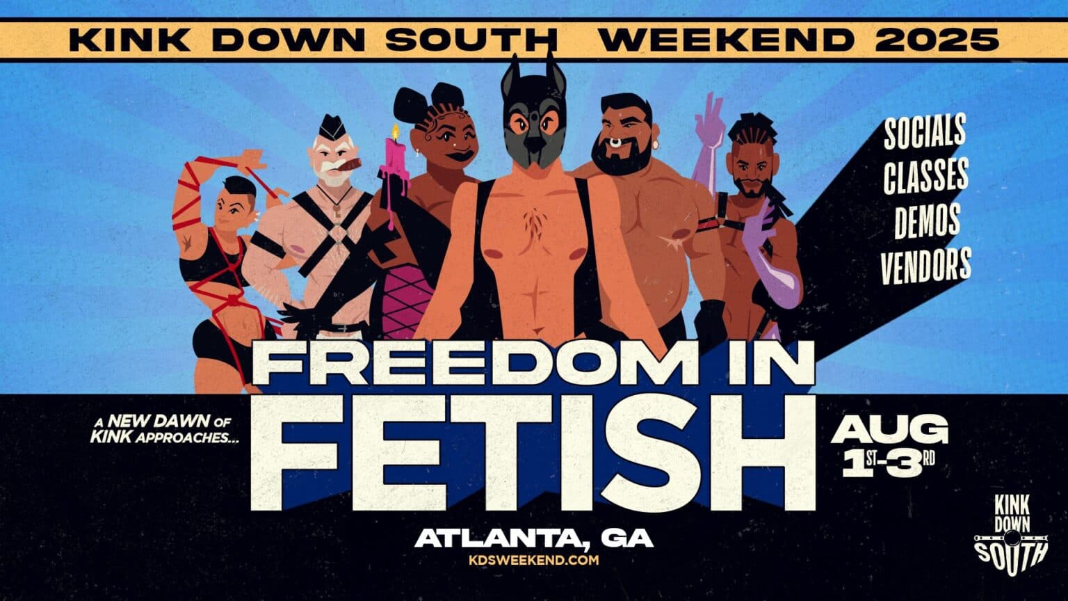 Kink Down South Weekend 2026 — kink event in Atlanta, GA